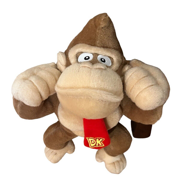 Nintendo Super Mario DONKEY KONG Gorilla Plush Stuffed Animal 2021 - Picture 2 of 6